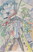 Ernst Ludwig Kirchner Im Treibhaus oil painting reproduction